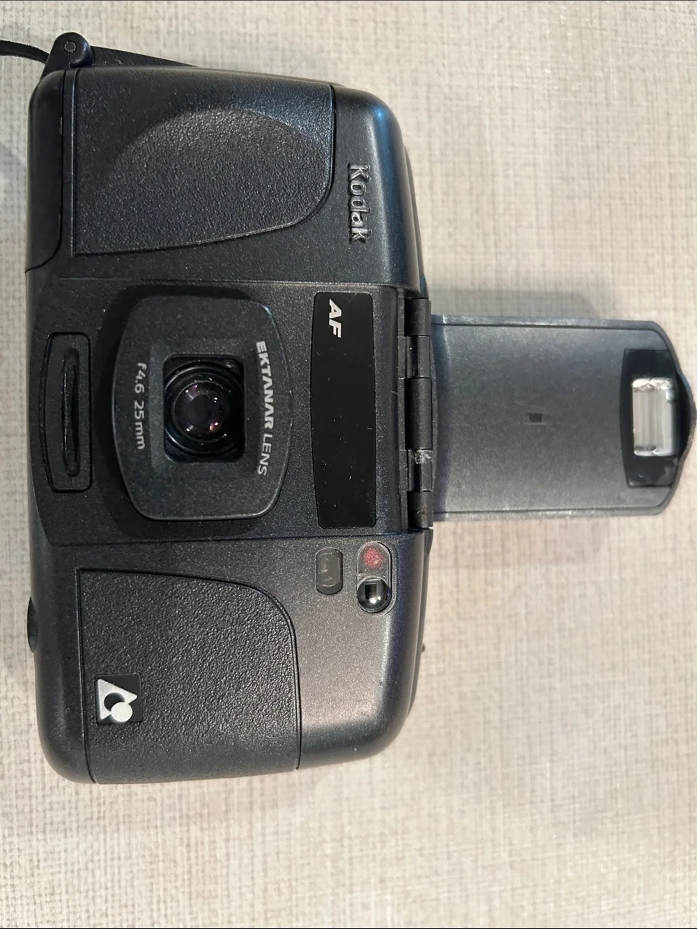 Vintage Kodak Advantix Film Camera in Black with Wrist Strap